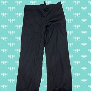Cherokee Black Joggers with Relaxed Fit and Wide Waistband